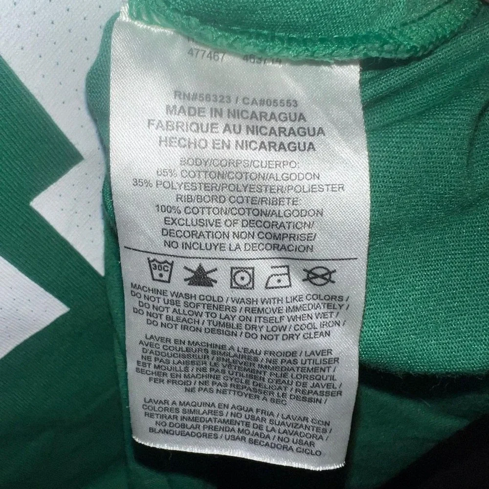 Nike Boston Celtics Kyrie Irving T Shirt Men's Sz M Green #11 Dri-Fit Jersey Tee